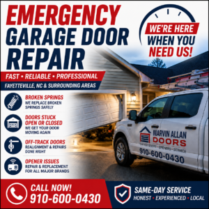 Emergency garage door repair