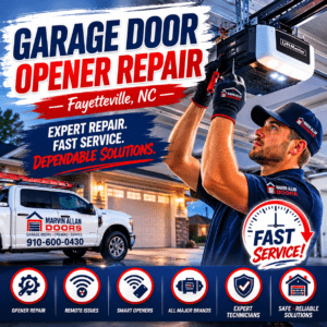 garage door opener reair in Fayetteville